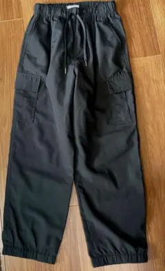 グローバルワーク 140cm エアかるカーゴパンツ 黒