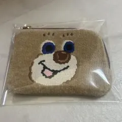 フェイラー　ドアップテディ　L字ファスナーポーチ