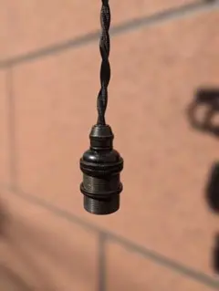 9個セットヴィンテージペンダントライトソケット ブラック　ダクトプラグ