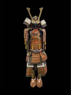送料込み☆甲冑/等身大/武具【鎧兜一式】木製組み立て式 甲冑展示台 