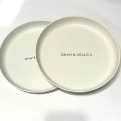 DEAN & DELUCA ホワイト プレート２人分セット 新品未使用　バンブー