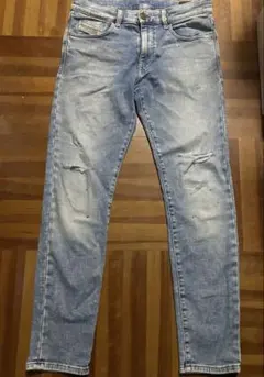 diesel ダメージペイント付きジョグジーンズ　w30