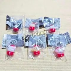 ⑤ サンリオキャラクターズ いちごめじるしアクセサリー 全6種類コンプ ガチャ
