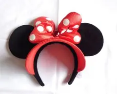 ディズニーリゾート ミニー サンバイザー カチューシャ
