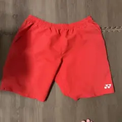 YONEX バドミントンパンツ 赤 oサイズ