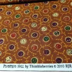 ▼RJR Fabrics＊パンプキンヒル＊ハロウィンマスク
