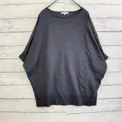 EMMAJAMES ニット ドルマン グレー Lサイズ 綺麗 春夏 レディース