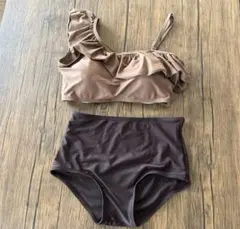 フリル付きブラトップ セパレート水着 Mサイズ