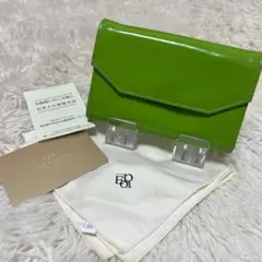 Epoi エポイ　サイフ　黄緑 二つ折り財布 折り財布のサムネイル