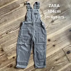 ZARA オーバーオール　104CM