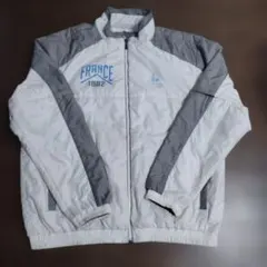 le coq sportif ゴルフジャケット LL ホワイト/グレー