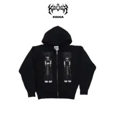 Kouga Character Hoodie ジップパーカー パーカー