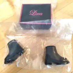 クリアブーツ ブラック Liccaちゃん クリアシューズコレクション