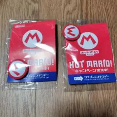 缶バッジ　ホットマリオ　ニンテンドー　新品のサムネイル