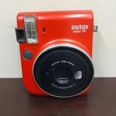 MA①[ジャンク] instax mini 70 インスタントカメラ レッド