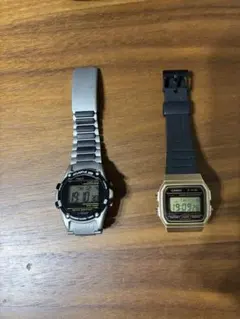 CASIO デジタル時計 2点セット