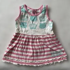 BABYDOLL x HELLO KITTY ノースリーブワンピース 90cm