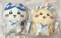 ハチワレ　うさぎ　お寿司屋さんぬいぐるみ2点セット
