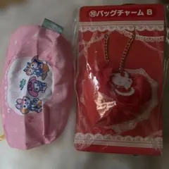 ハローキティ バッグチャーム 赤