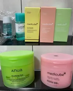 セット売り】期限記載あり】 medicube 5点 セラム トナー ➕2 パッド
