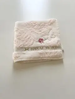 ハナエモリ　HANAE MORI 花柄タオルハンカチ ピンク
