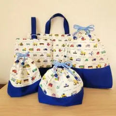 【ぴよまる様専用】入園入学セット 通園袋/体操着袋/コップ入れ3点セット