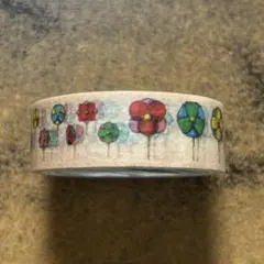 【限定】マスキングテープ (新品) #4898 花ピン　カモイ　mt