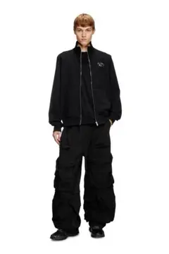 タグ付きDIESEL ジップアップジャケット スウェット トラックジャケット