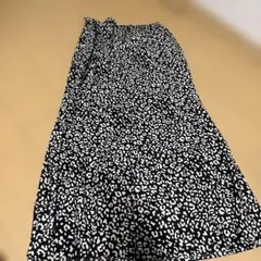 レオパード柄ロングスカート