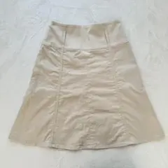 theory パネルチノフレアスカート（XO）ライトベージュ系　ストレッチのサムネイル