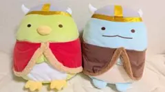 【2体セット】すみっコぐらし　ぺんぎん？＆とかげ　ぬいぐるみXL