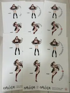 安室奈美恵 沖縄セブン限定 エミーナ ステッカー 5枚セット