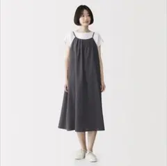 【無印良品】風を通すキャミソールワンピース