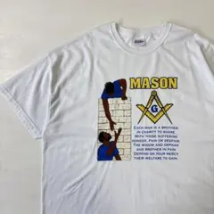 希少 90s ビンテージ フリーメイソン Tシャツ XL相当 xpv - メルカリ