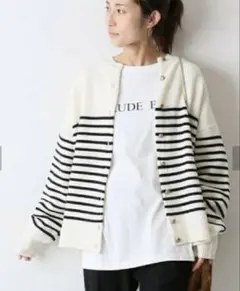 FRAMeWORK スーパージーロン2Wayカーディガン