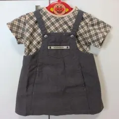 BURBERRY チェック柄オーバーオールセット