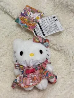 サンリオ展FINAL 限定 ラッピング柄マスコット ハローキティ ピンク