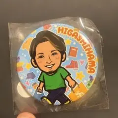 若鷹ガチャ 缶バッジ ソフトバンクホークス 周東 スーパーレア あざと