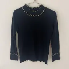 ブランシェス　フリルネックカットソー　130