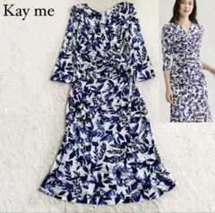 美品 Kay me ケイミー 金魚 サイズ7カシュクールワンピース - メルカリ