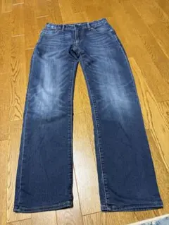 GAP kids 150色落ちデニムGパン 裏起毛 美品