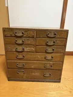 昭和レトロ 木製 小引き出し 収納 古道具 アンティーク 9個お