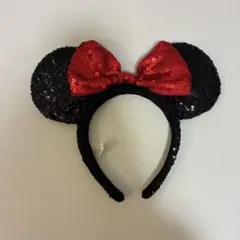 ミニーマウス スパンコールカチューシャ