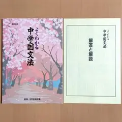 2025年度 よくわかる中学国文法【教師用】文法 国語ワーク 答え 解答