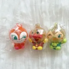 アンパンマン ぴかぴかスイッチマスコットNEW3 カプセルトイ 3個セット