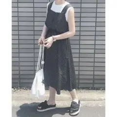 chocomee エプロンワンピース