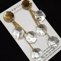 《№486》 6PCS×スワロフスキーピアス