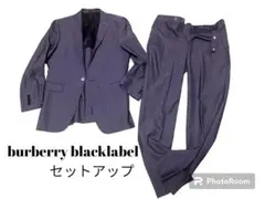 【美品、値下げ】バーバリーブラックレーベル　スーツ　セットアップ　シングル
