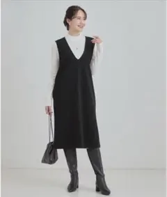 green label relaxingレースブラウスxジャンパースカートセット - メルカリ