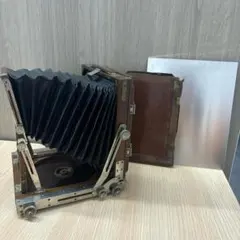 昭和レトロ 大正レトロ 超骨董品！木製蛇腹カメラ - メルカリ